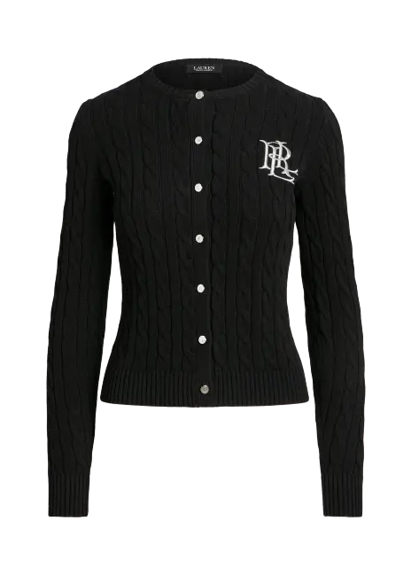 Ralph Lauren Cable-Knit Cotton Cardigan