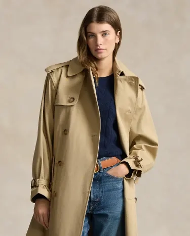 double breasted trench coat ラルフローレン s7-1407555_alternate10?$