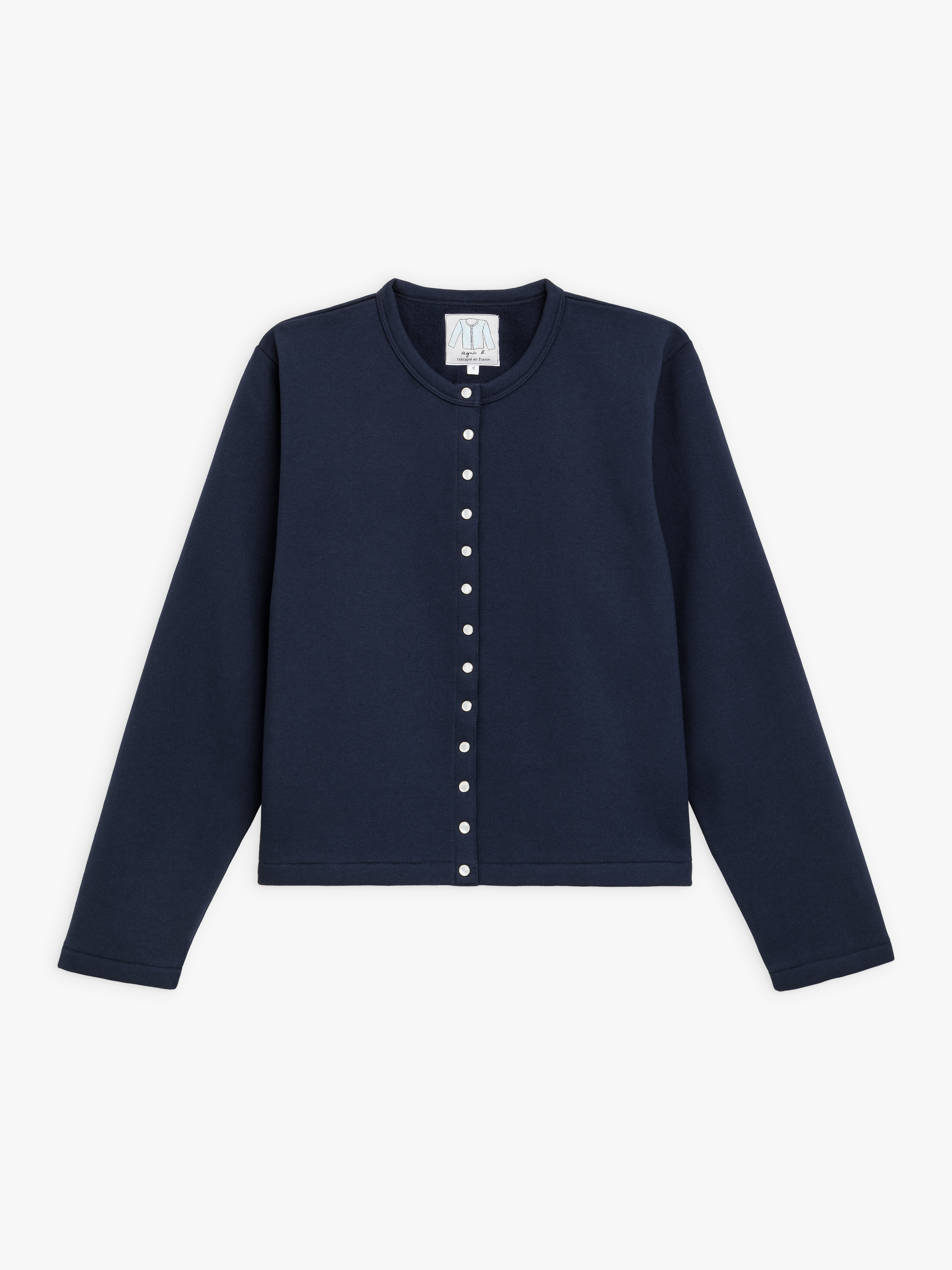 WOMEN'S LE CLASSIQUE SNAP CARDIGAN | agnès b. HK