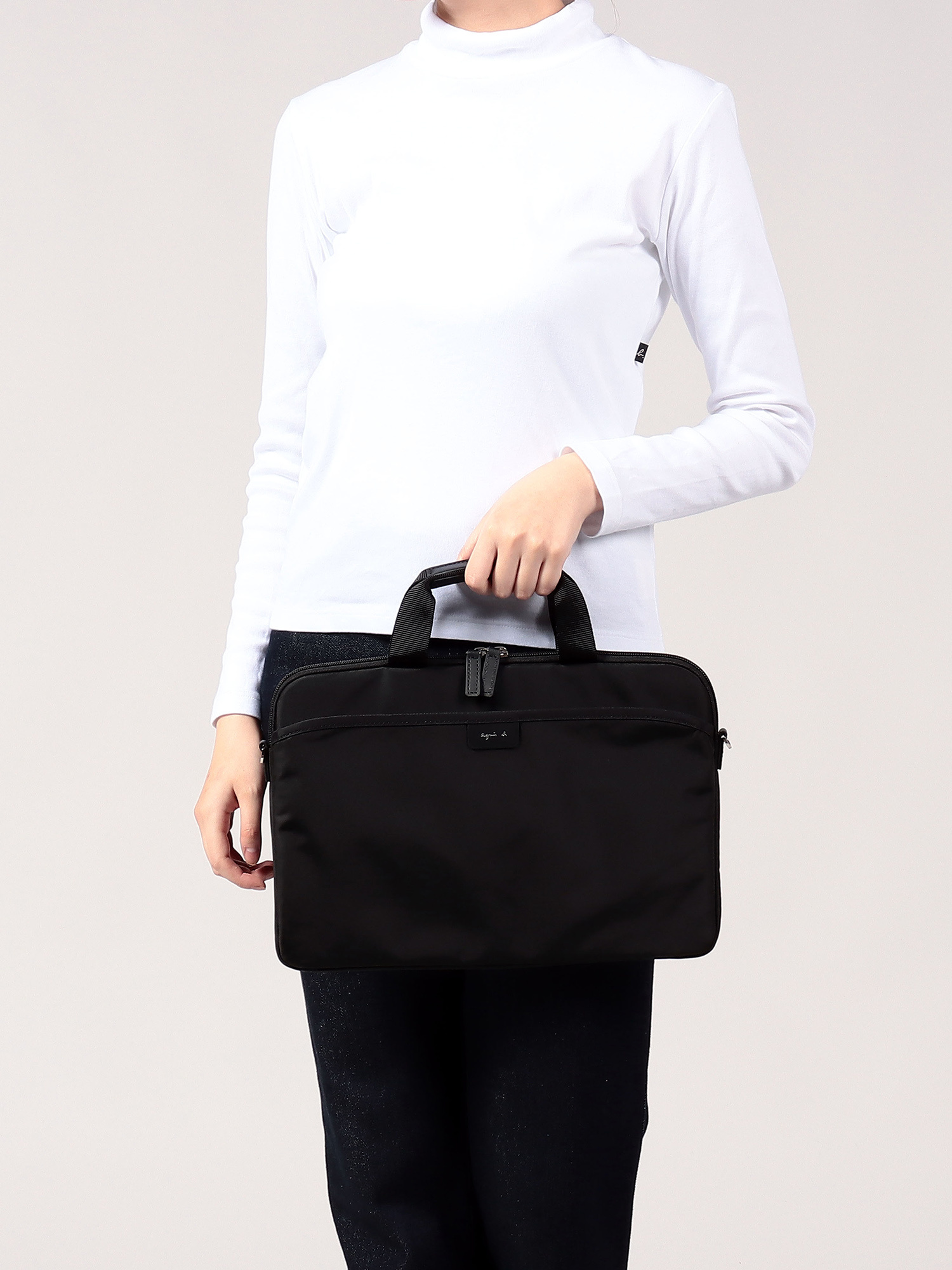 UNISEX'S NYLON BRIEFCASE | agnès b. HK