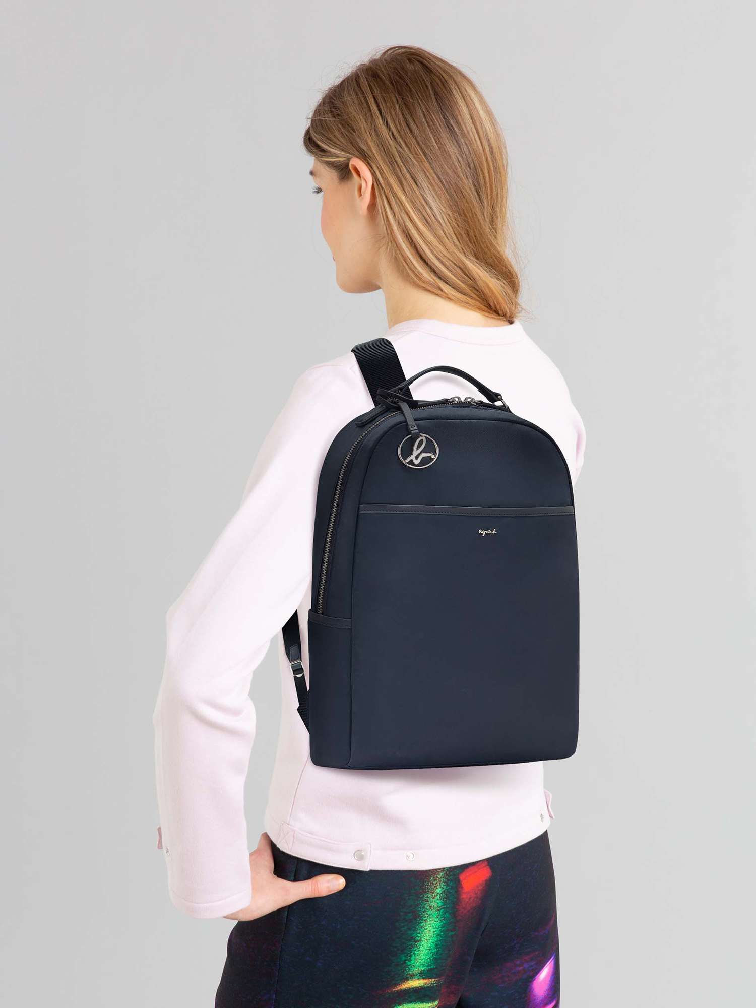 Agnes b store nylon backpack