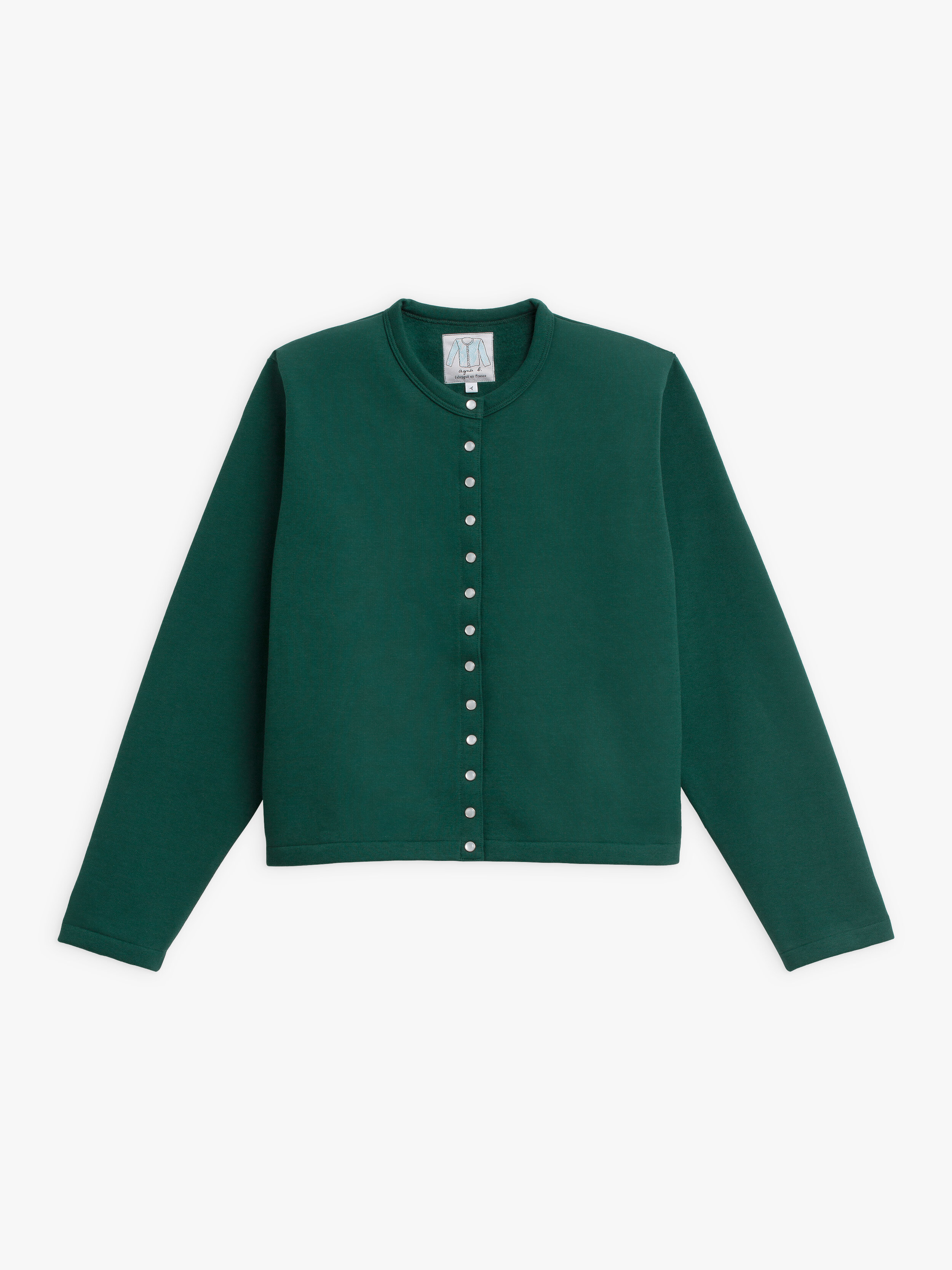 WOMEN'S LE CLASSIQUE SNAP CARDIGAN | agnès b. HK