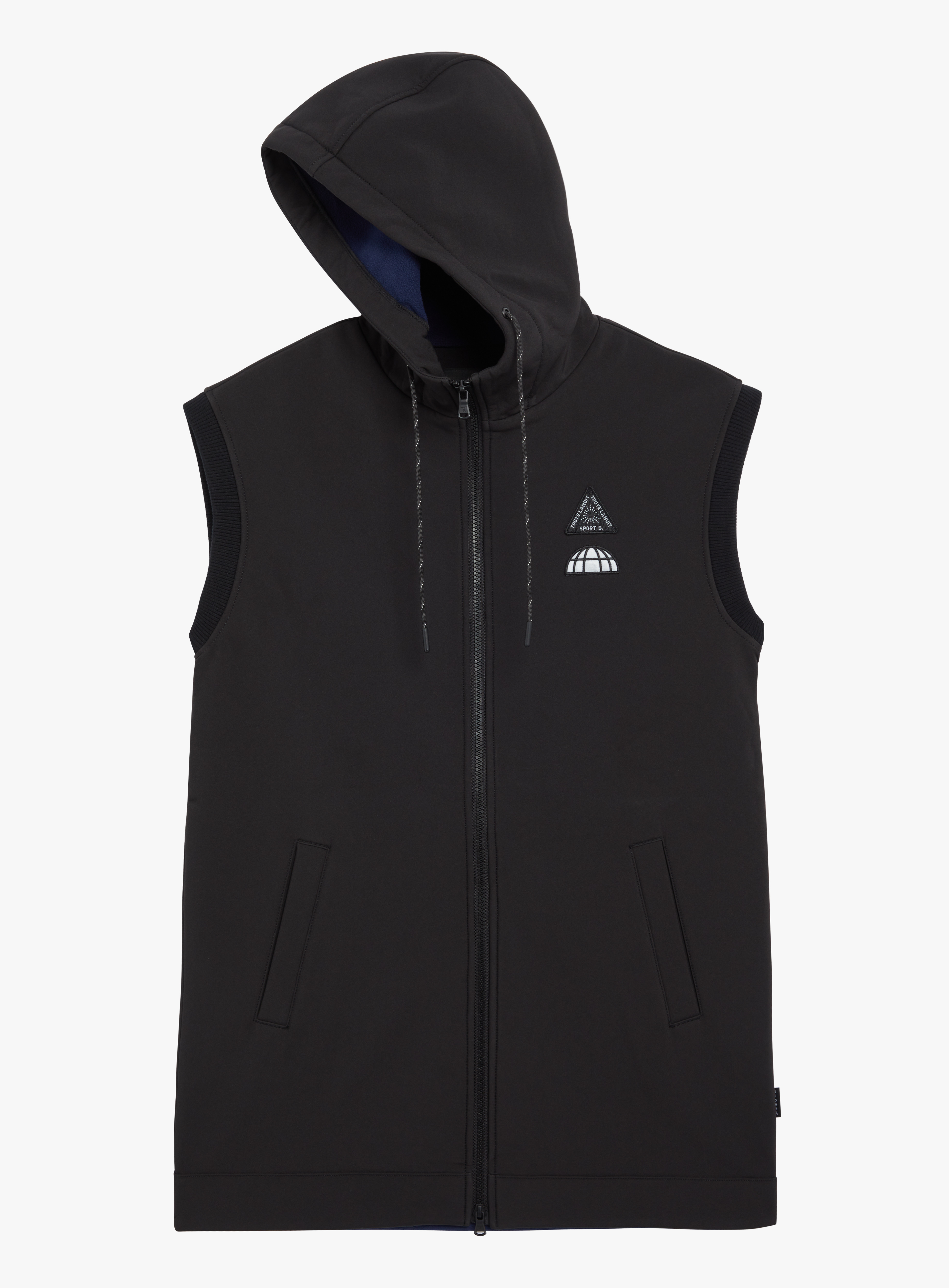 WOMEN'S ZIP UP SLEEVELESS HOODIE SPORT