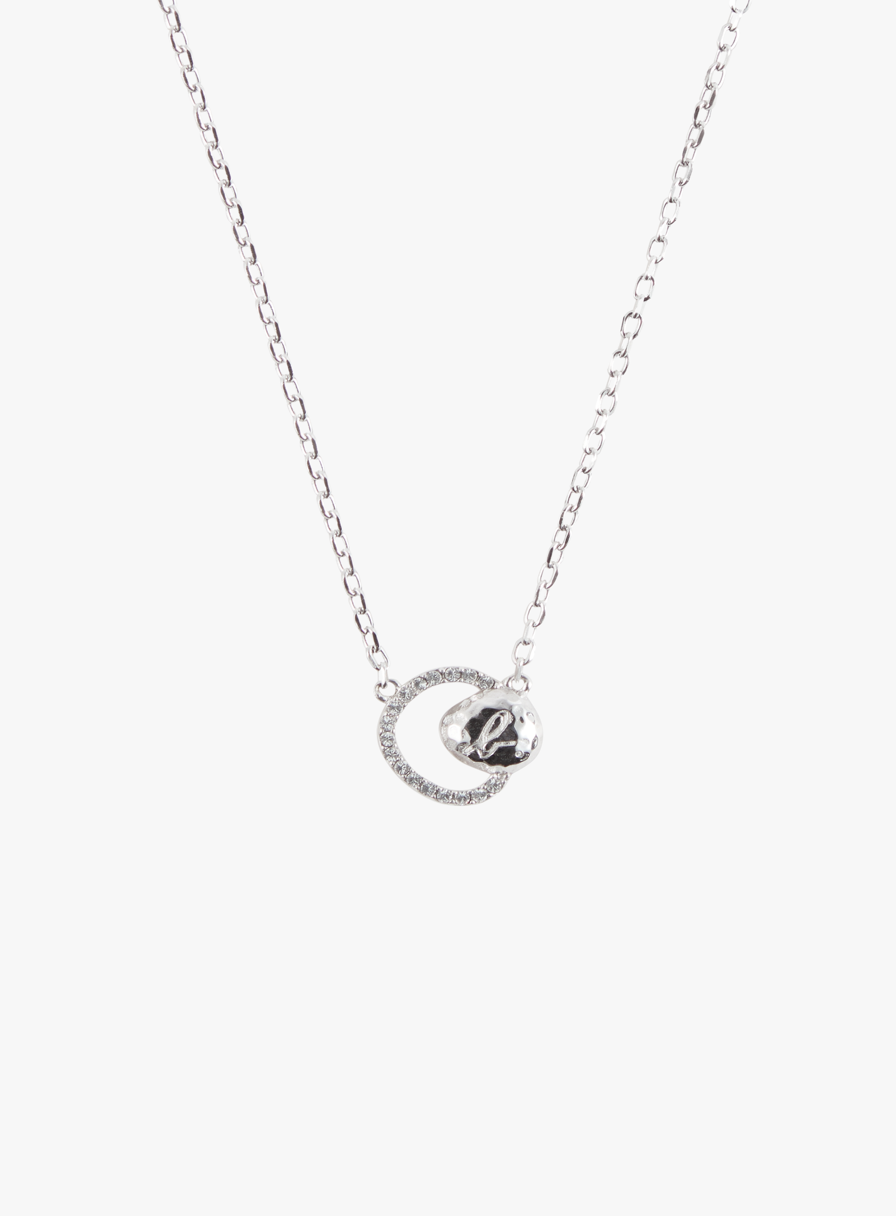 WOMEN'S CLARITY B. LOGO NECKLACE | agnès b. HK
