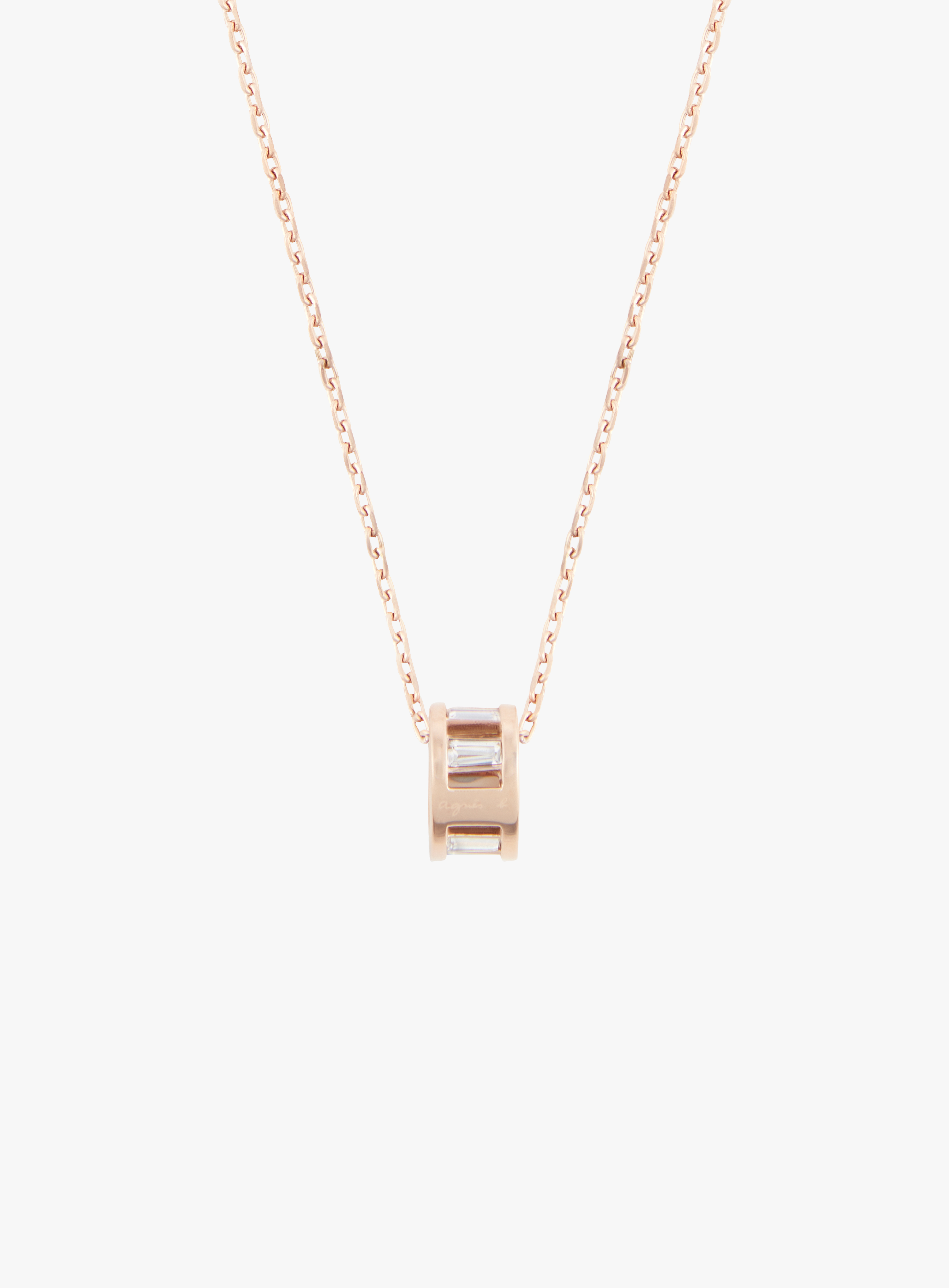 WOMEN'S agnès b. LOGO NECKLACE | agnès b. HK