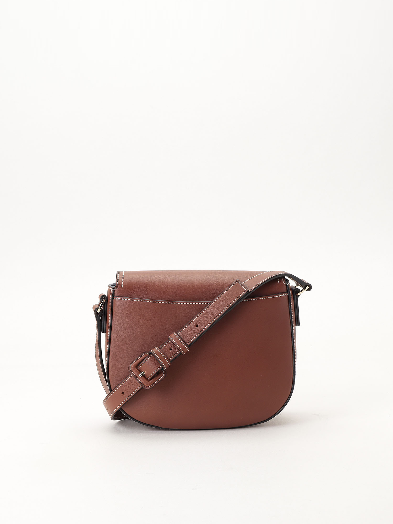 LEATHER SHOULDER BAG | agnès b. HK