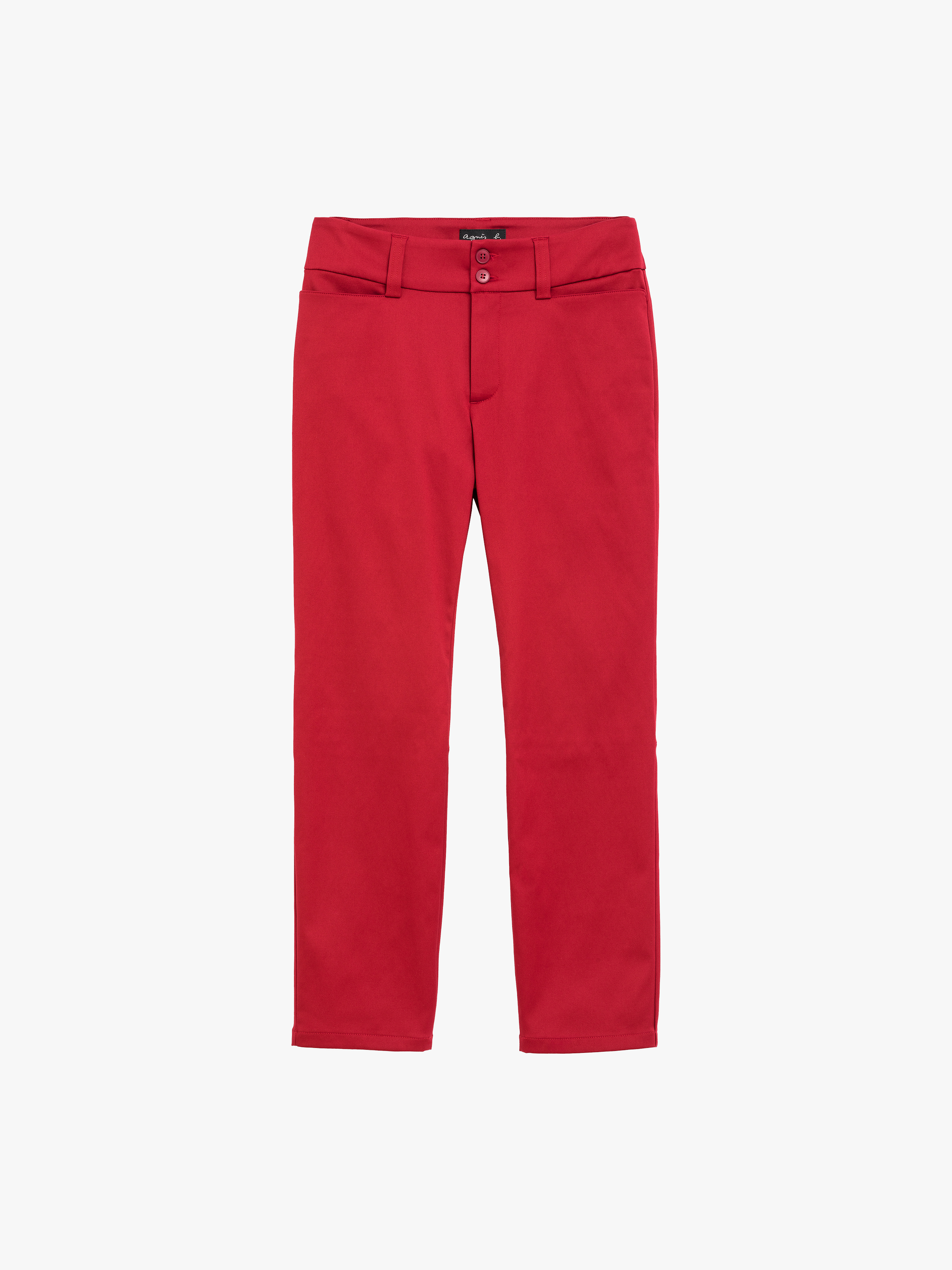 Red Rachelle Capris by Unique Vintage 50s style cropped trousers