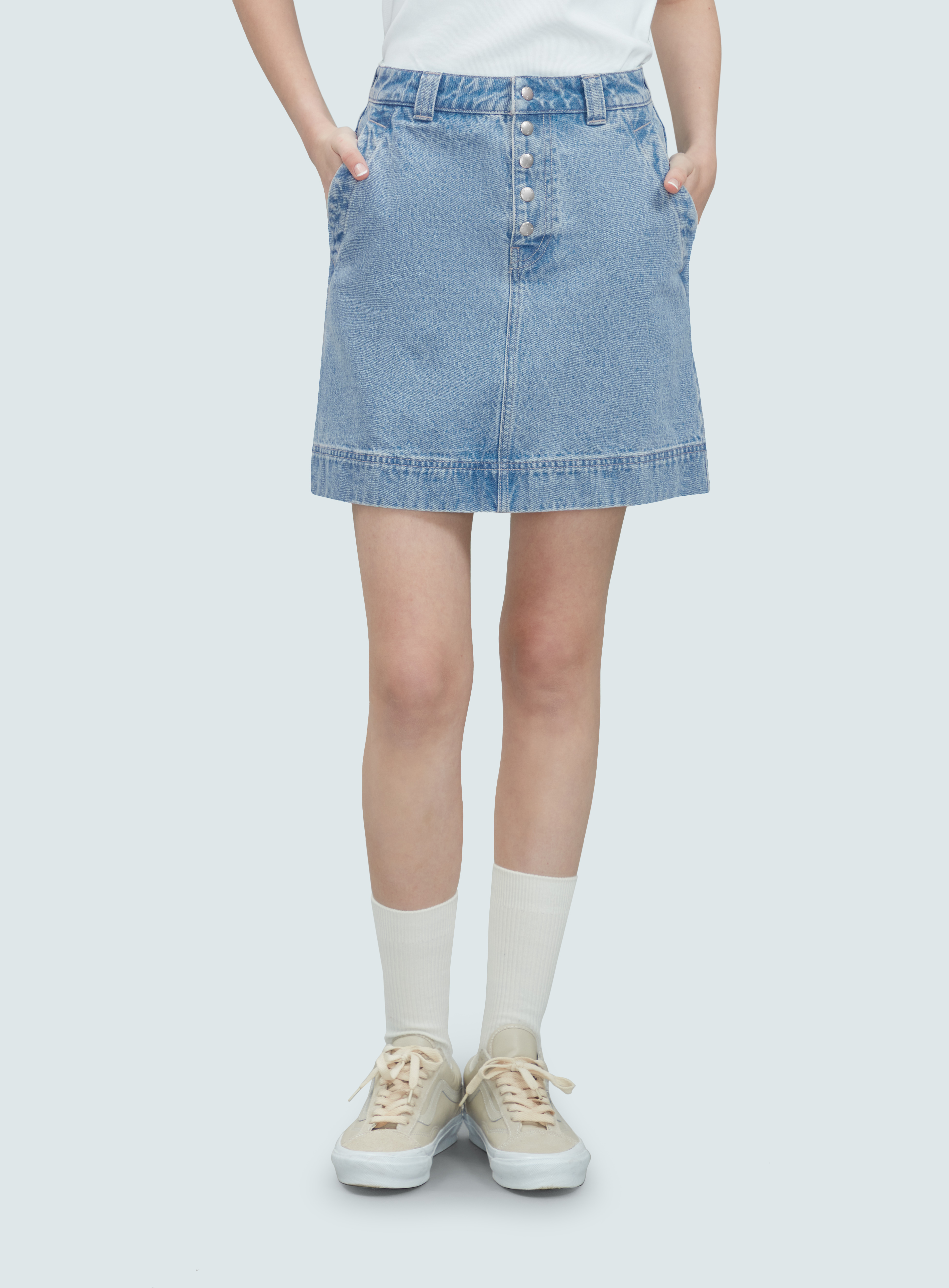 Sport denim outlet skirt