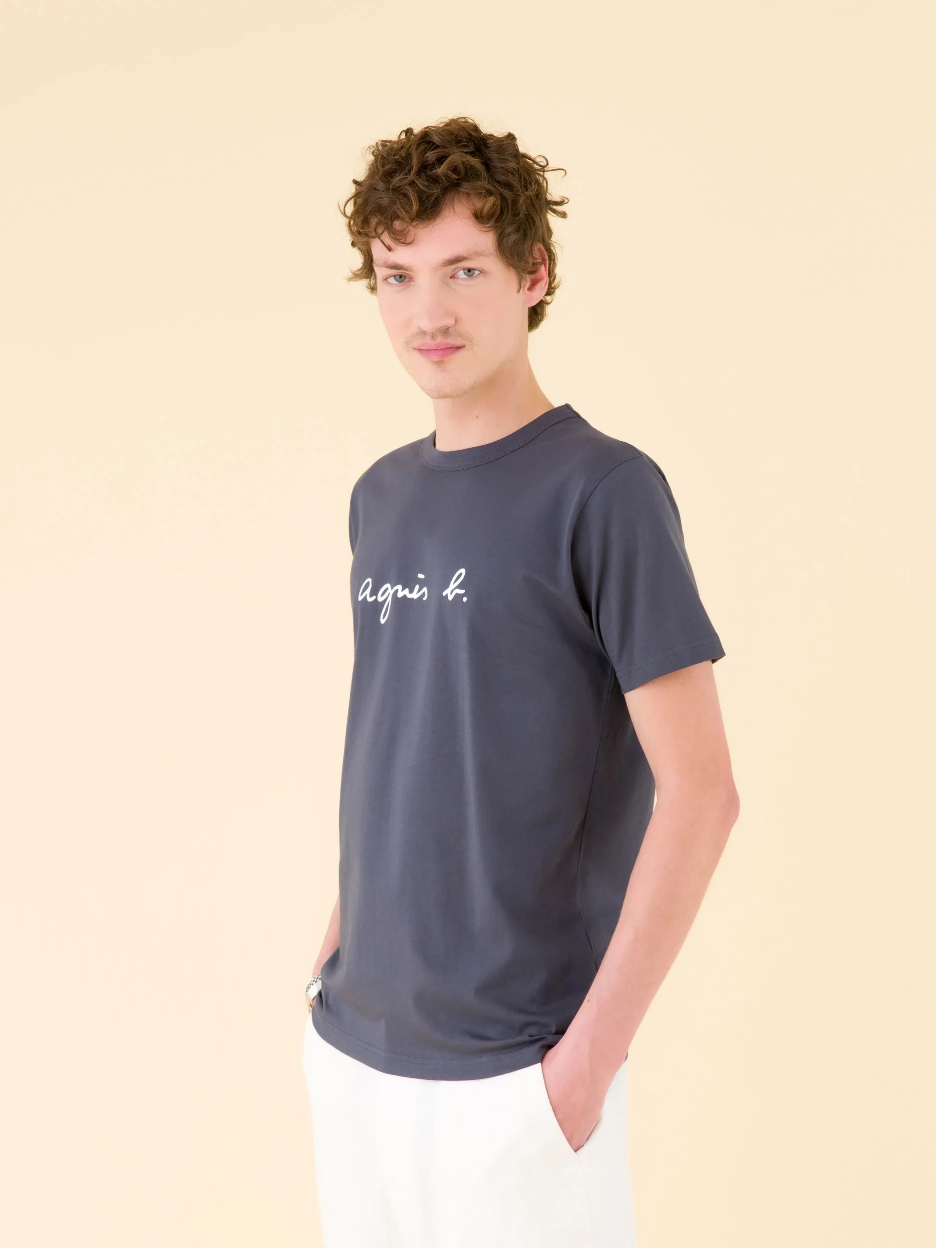 white short sleeves Brando t-shirt