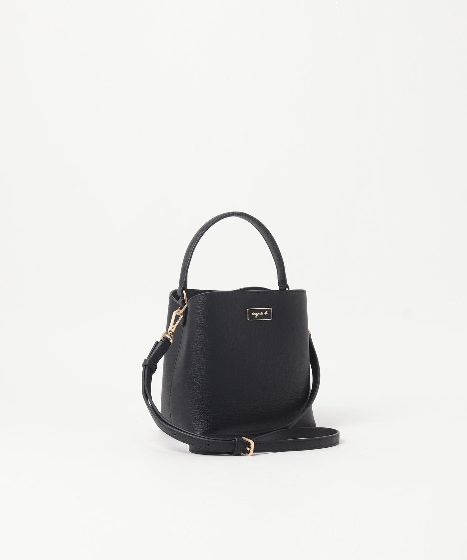 WOMEN'S 2 WAYS LEATHER SHOULDER BAG | agnès b. HK