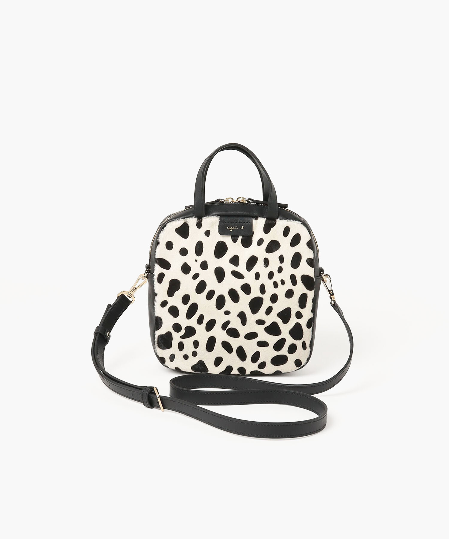 WOMEN'S LEATHER 2-WAY SHOULDER BAG | agnès b. HK