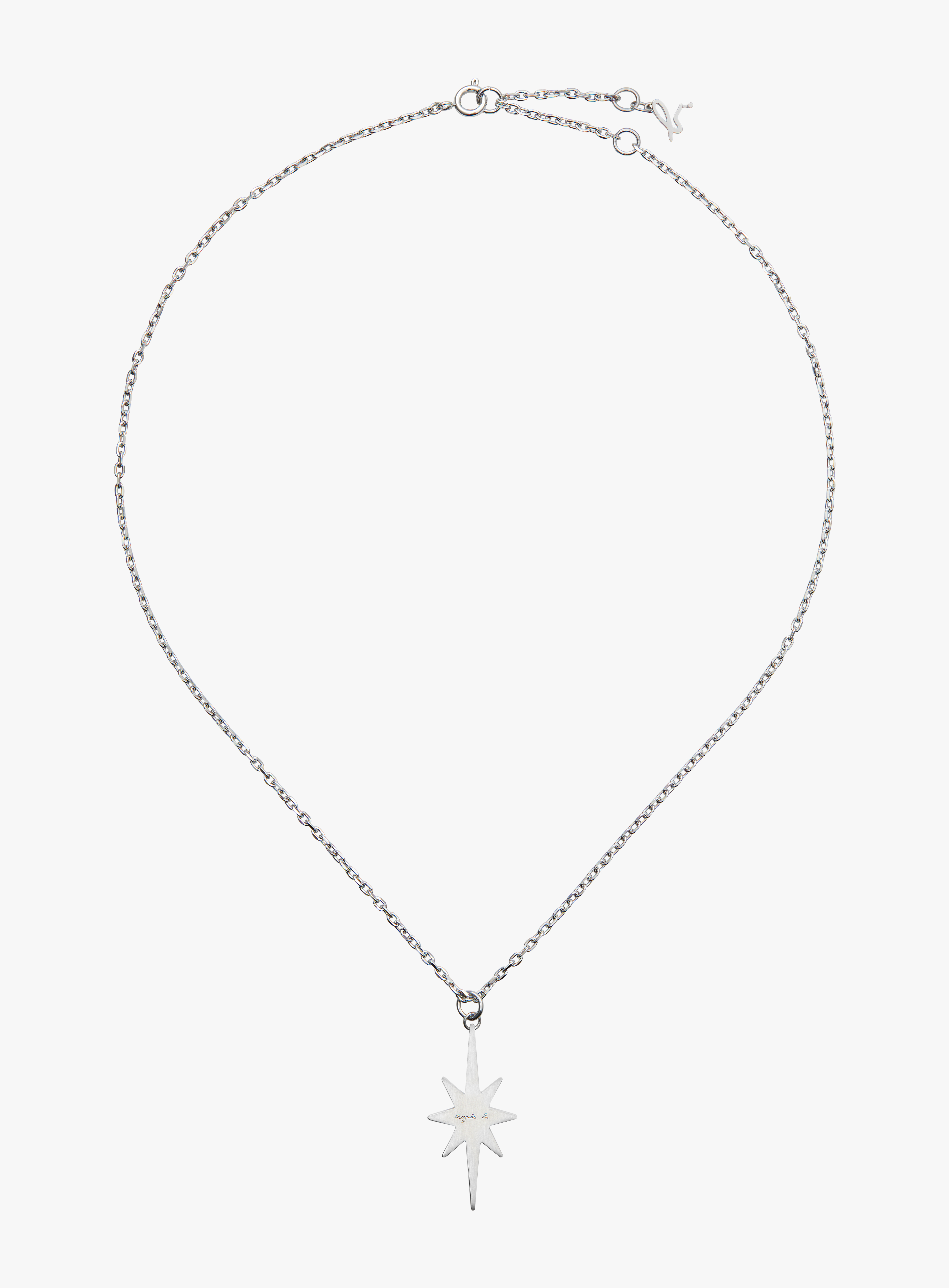 2024年最新入荷 WOMEN'S agnès HK b. agnès | NECKLACE SHAPE STAR LOGO b. Tシャツ(半袖/袖なし)