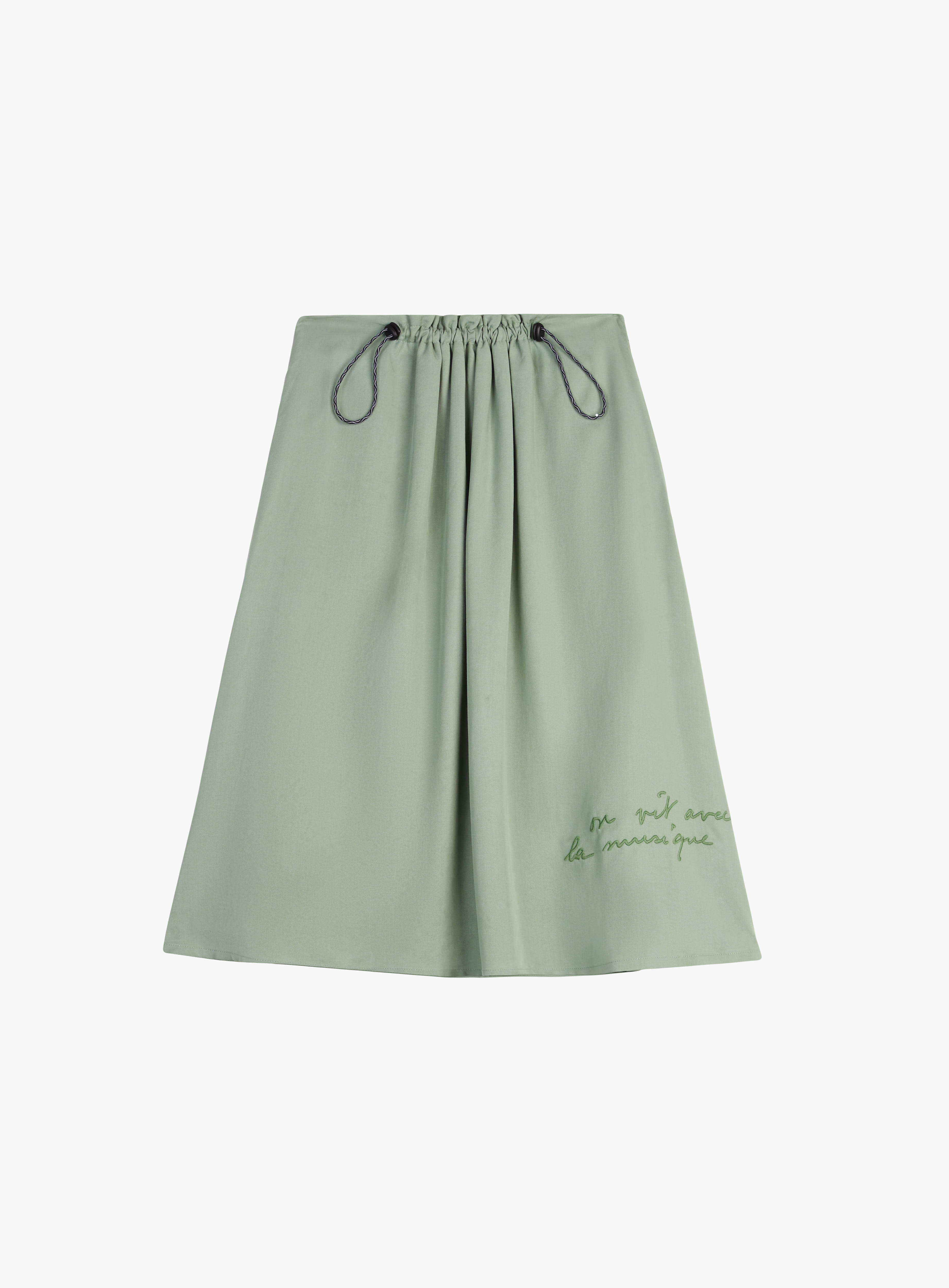 Green clearance paperbag skirt