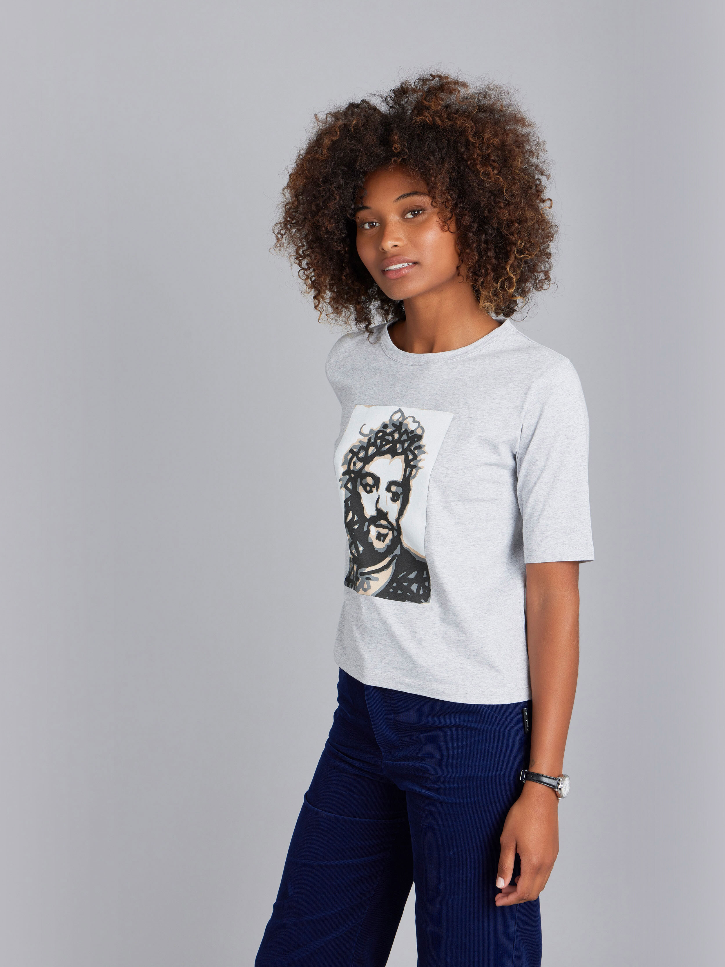 WOMEN'S T-SHIRT WTIH ARTIST RAFAEL GRAY | agnès b. HK