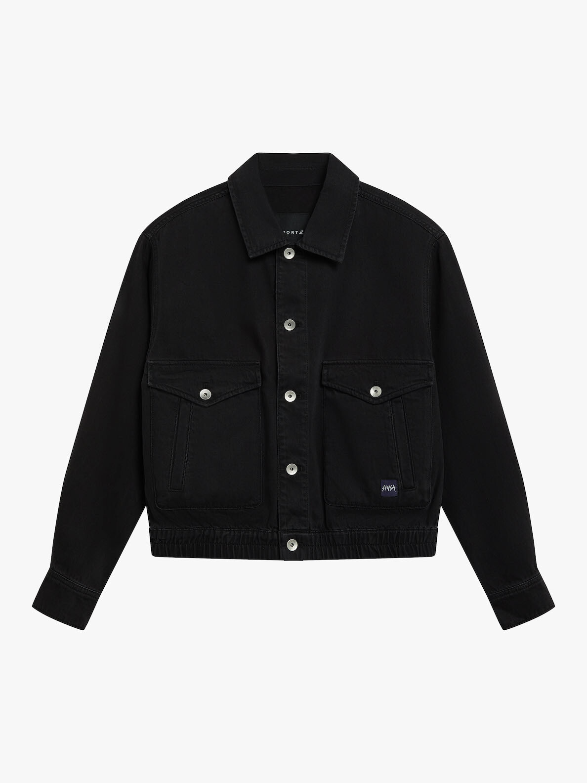 agnes b. BLOUSON SENGA V.A アニエスベー FRAGMENT 藤原ヒロシ 黒 Lサイズ