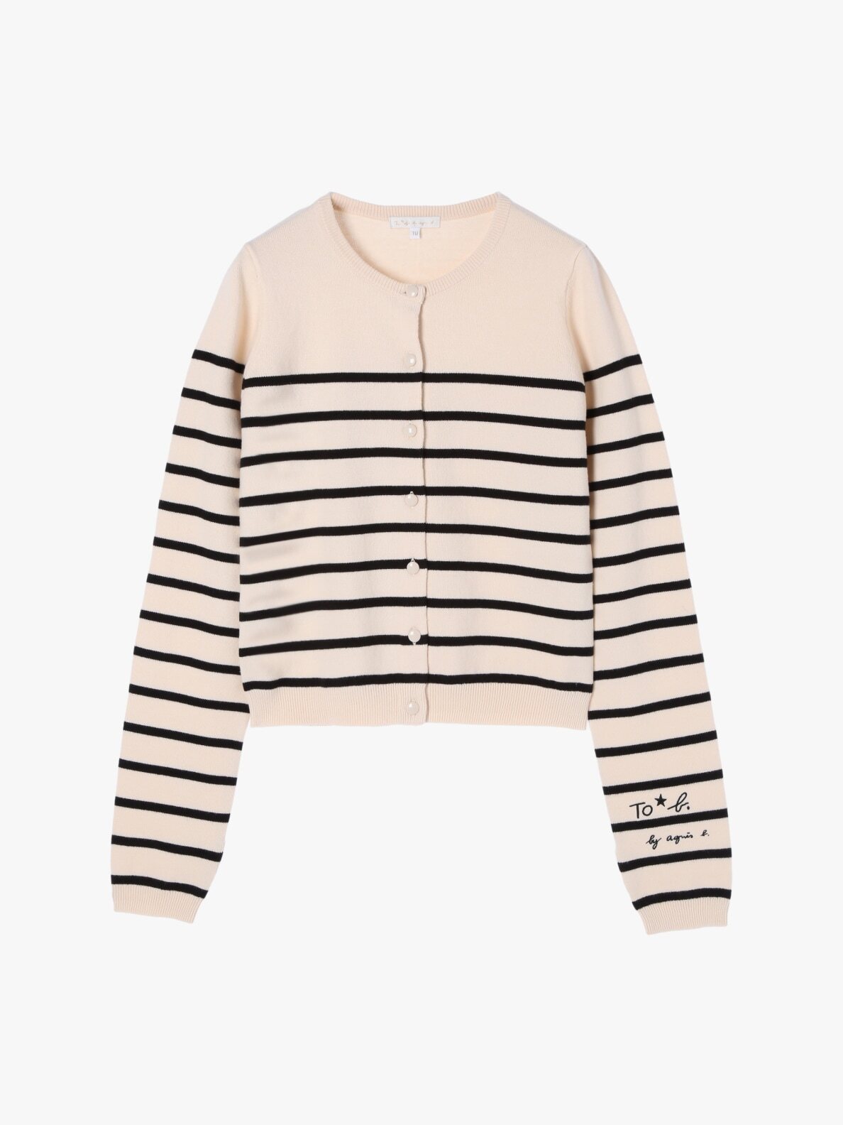 To b. WOMEN S SOFT KNIT STRIPE CARDIGAN agnes b. HK