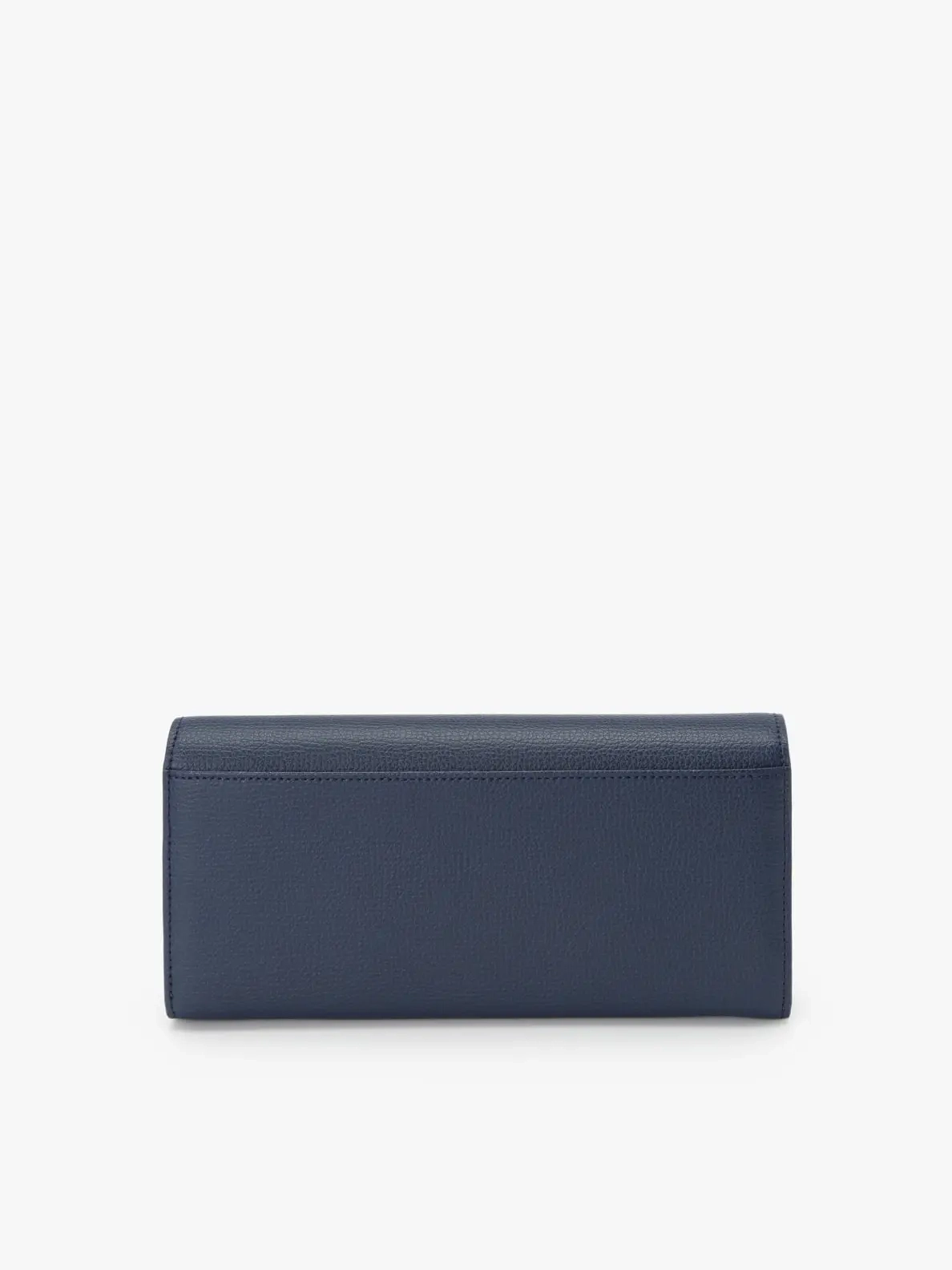 agnes b. - Leather Long Wallet (Blue)