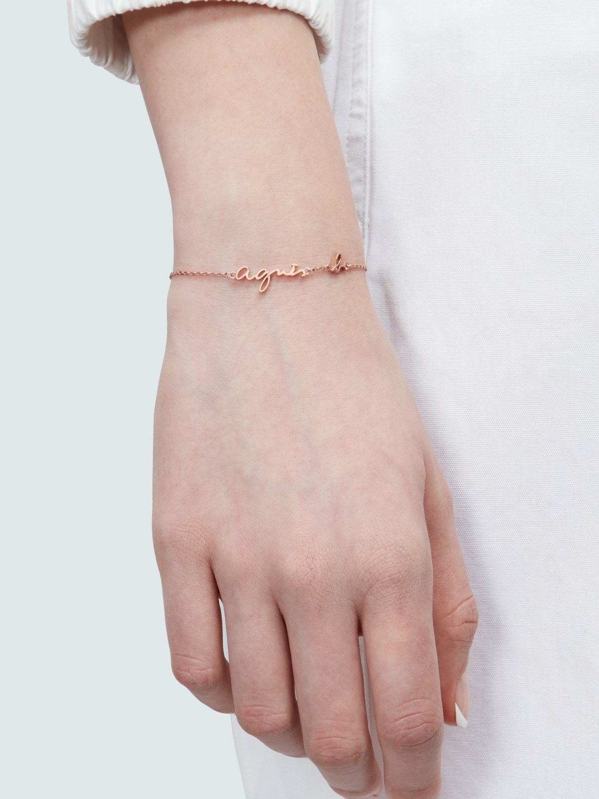 【Agnes b】H922 BRACELET ロゴブレスレット H922 ロゴ ブレスレット ｜agnès b. FEMME（ファム