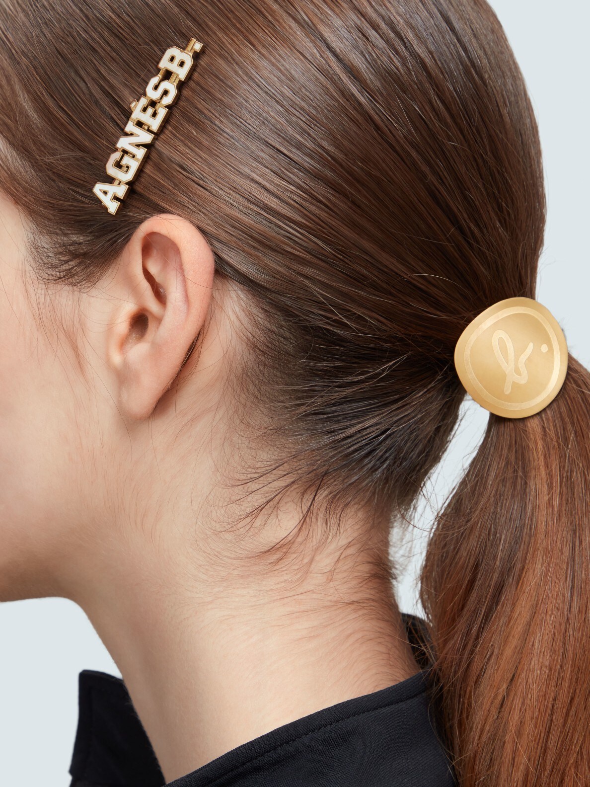 WOMEN'S agnès b. LOGO HAIR CLIP | agnès b. HK