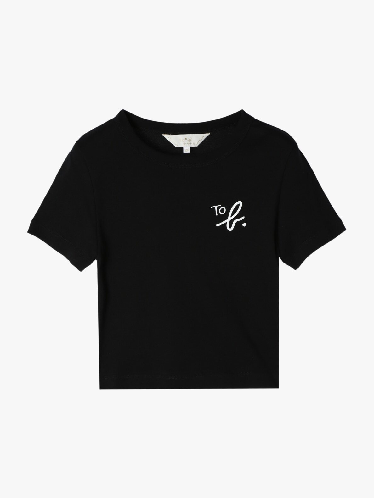 To b. WOMEN'S NEW CROPPED COMPACT T-SHIRT | agnès b. HK