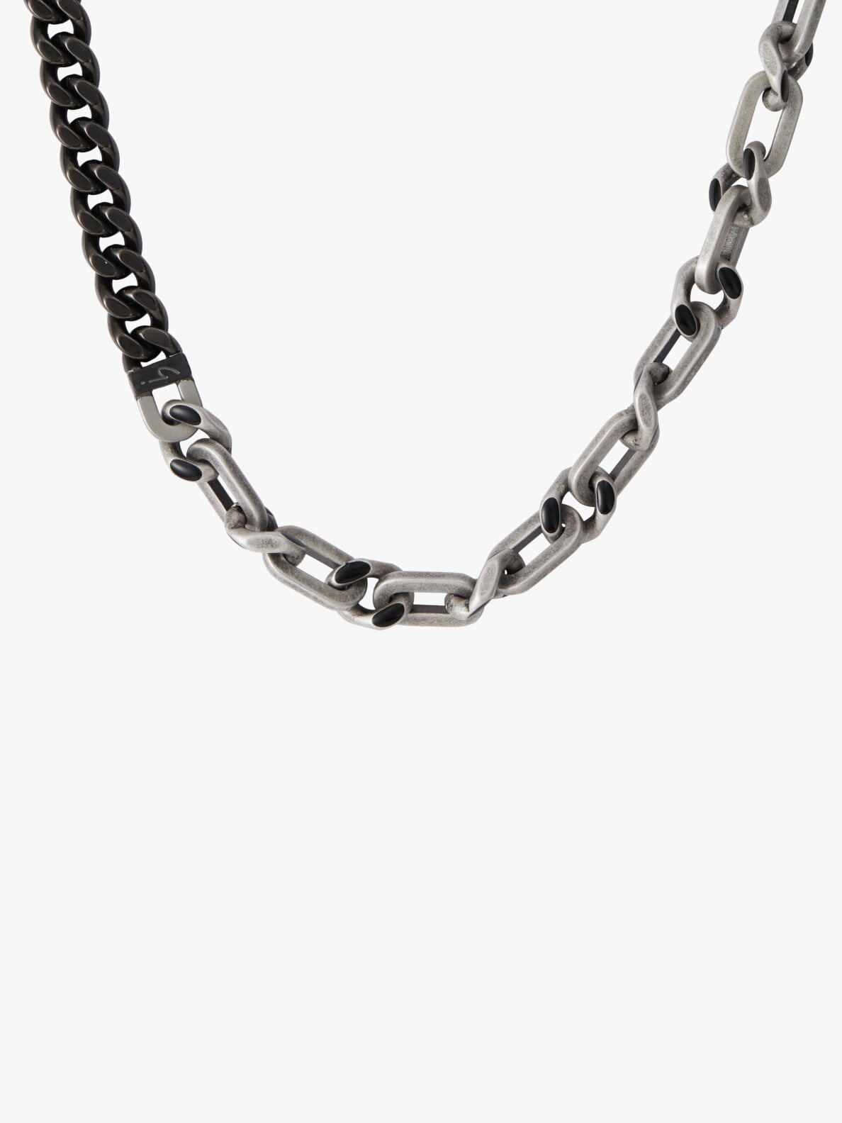 追跡有★agnes b. \"Chunky Chain\" カップル ペア ネックレス 追跡有☆agnes b. Chunky Chain カップル ペア ネックレス