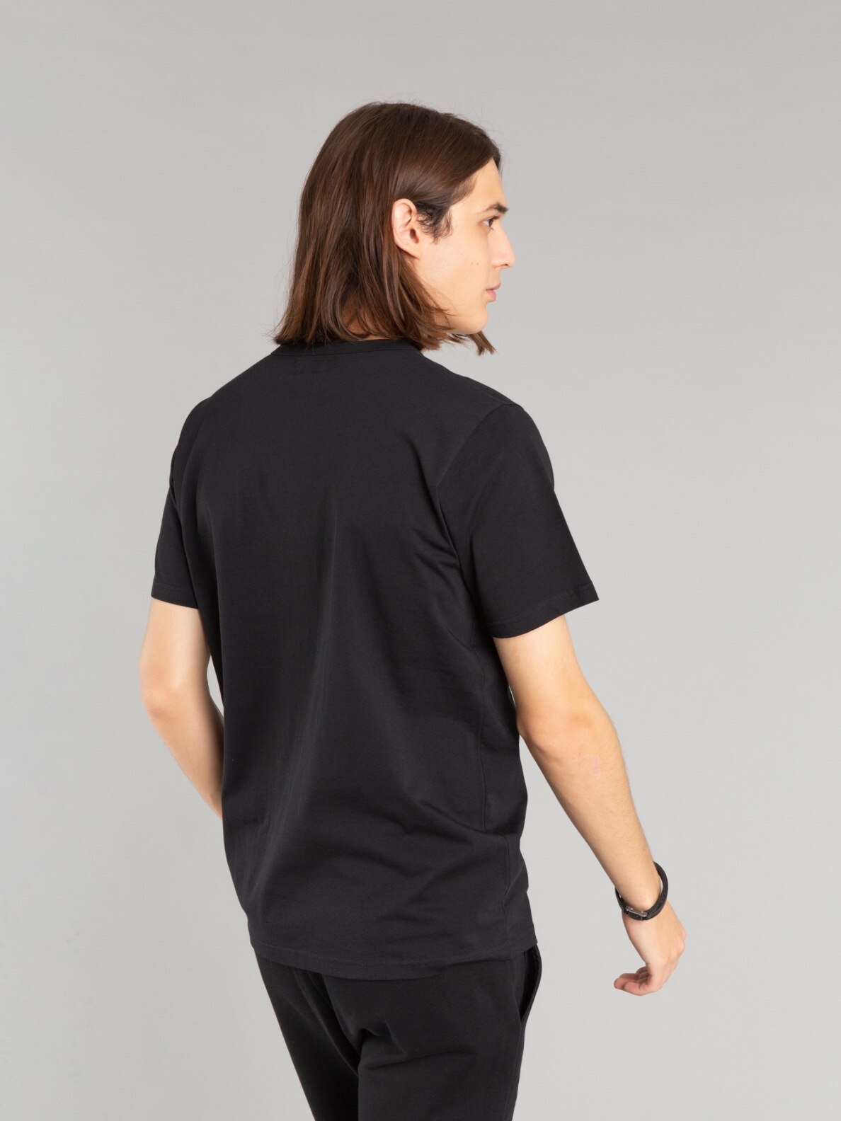 BLACK SHORT SLEEVES LIZARD T-SHIRT | agnès b. HK