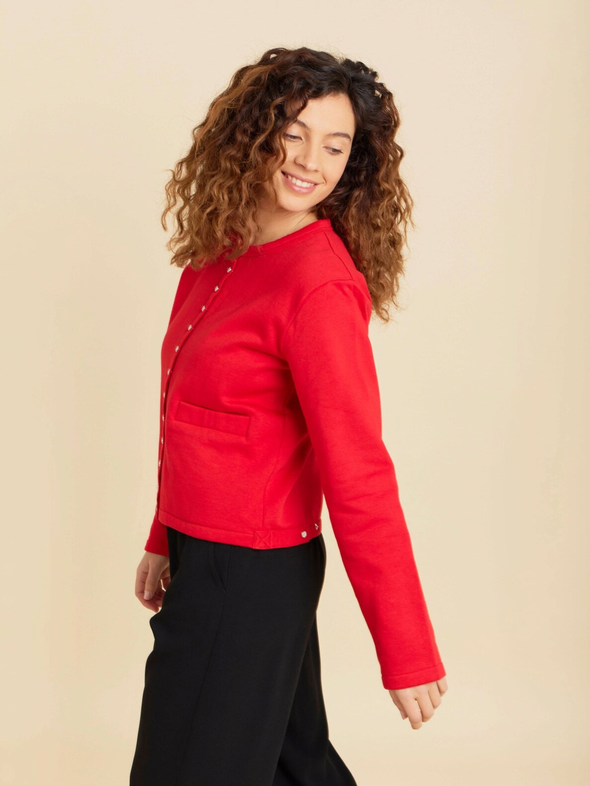 WOMEN'S PHONE SNAP CARDIGAN agnès HK