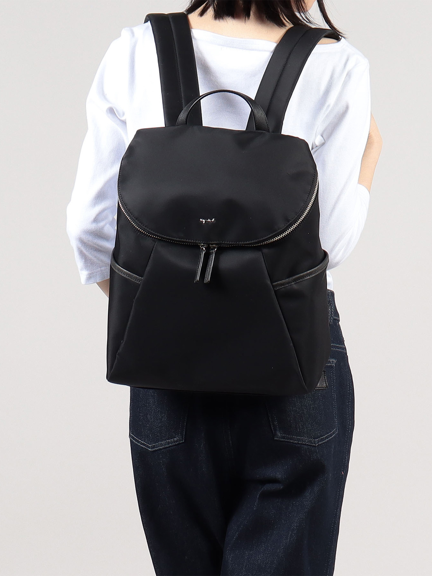 Women's Recycled Nylon Backpack (Large) | agnès b. TW