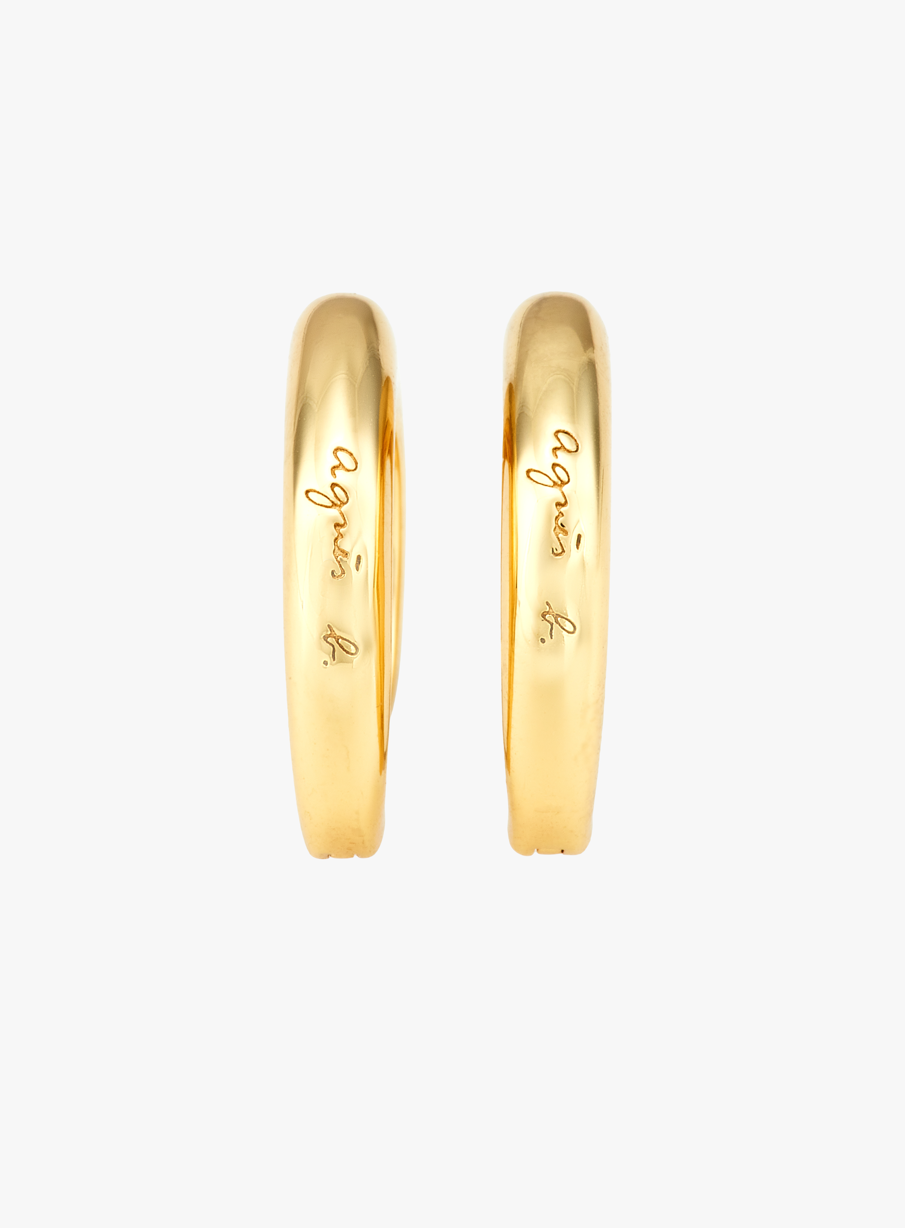 女裝純銀agnès b. logo 