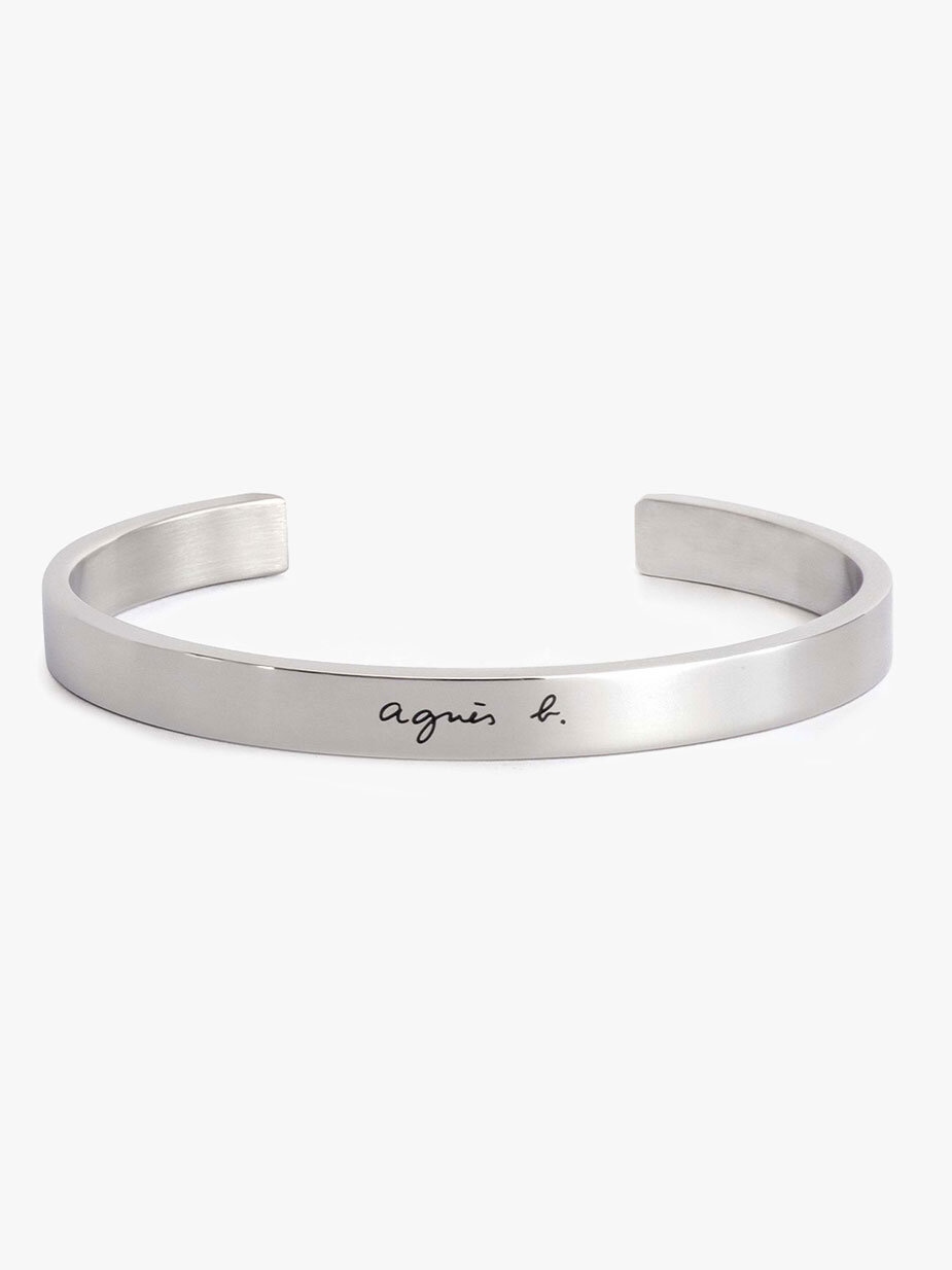 Men's Classic agnes b stainless steel Couple bracelet