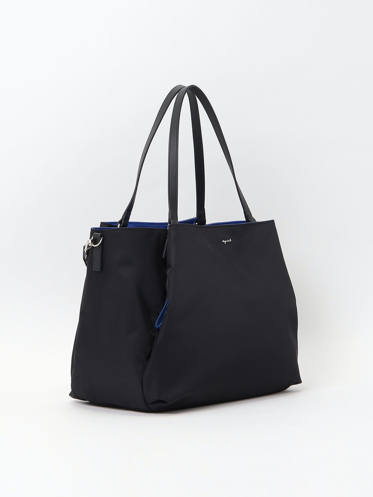Women's Nylon Two-Color Dual-Use Shoulder Bag (Large) | agnès b. TW