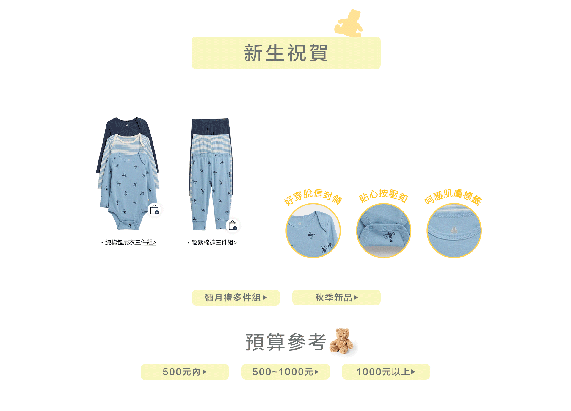 GAP嬰幼童裝,GAP早秋新品,彌月送禮,GAP包屁衣,