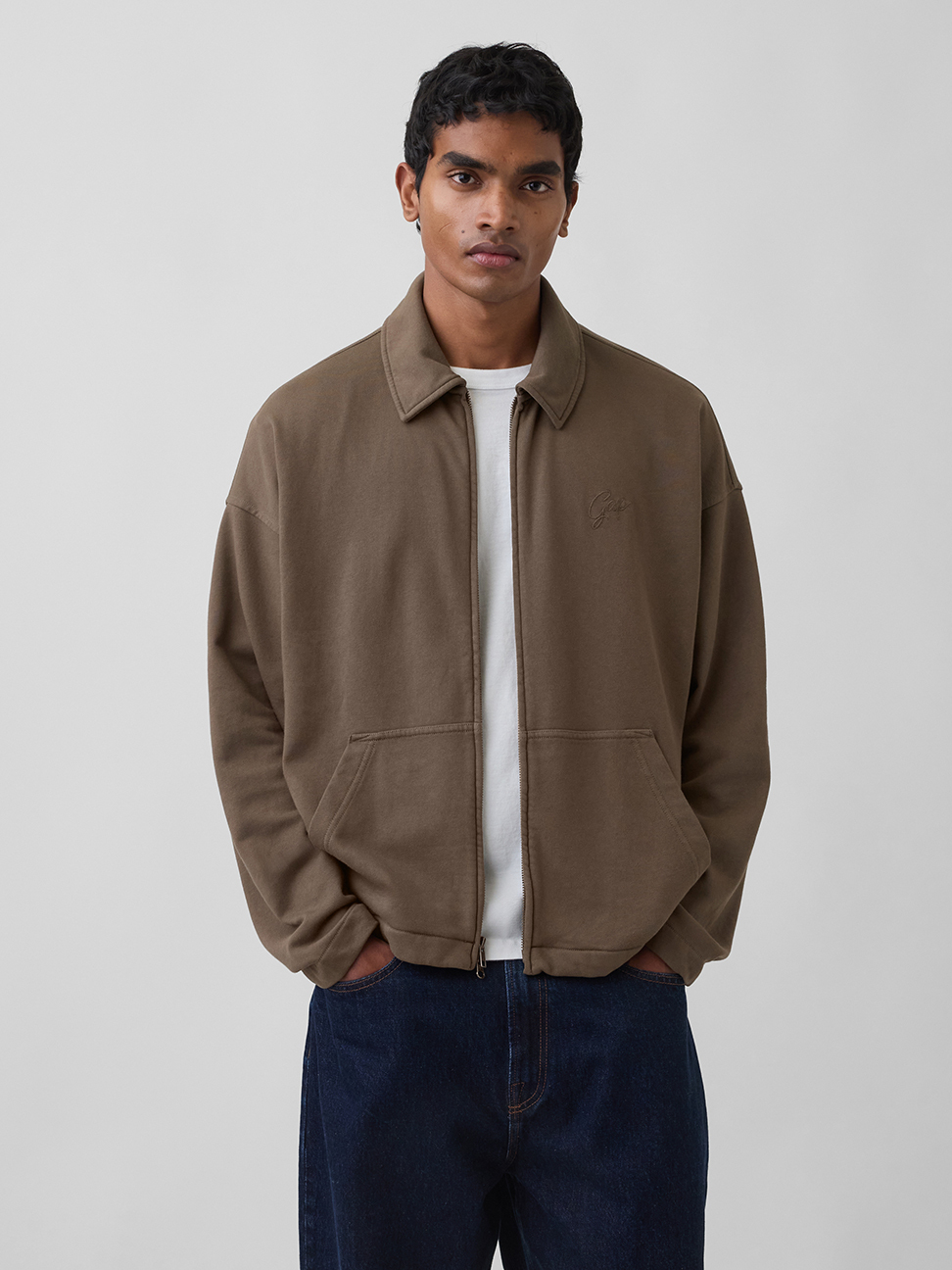 VintageSoft毛圈布寬版外套