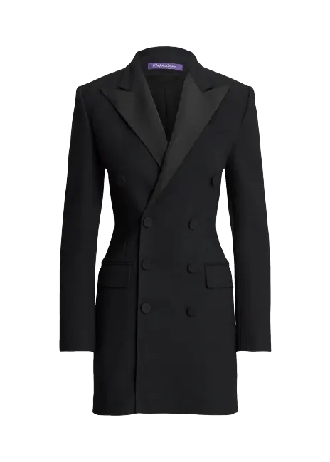 Ralph Lauren Cottrell Double-Breasted Cocktail Dress