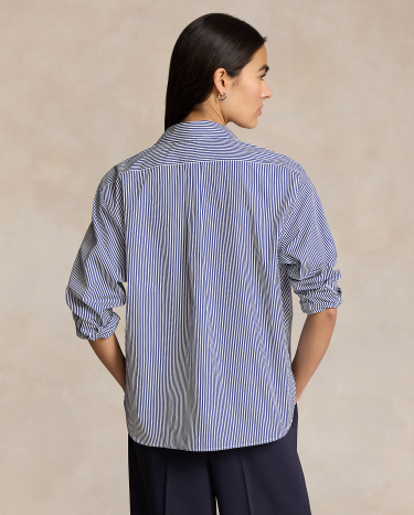 （ブランドロゴ）の人気ランキング Cropped Boxy HK Lauren® Ralph | White in Shirt Cotton Striped その他