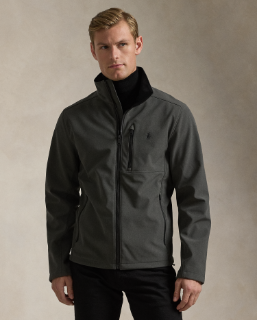 Softshell Jacket in Grey | Ralph Lauren® HK