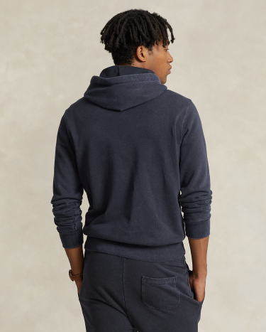 Loopback Fleece Hoodie in Black | Ralph Lauren® HK