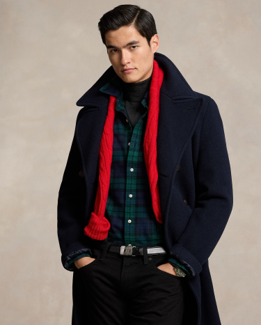Classic Fit Plaid Brushed Oxford Shirt in Multi | Ralph
