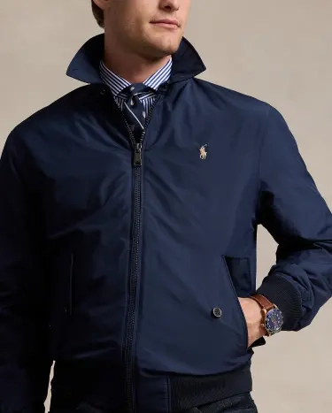Packable Jacket in Navy | Ralph Lauren® HK