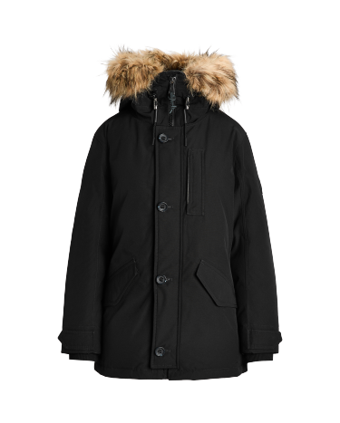 一番人気物 in Parka Down Faux-Fur-Trim Black HK Lauren® Ralph | ジャケット・アウター