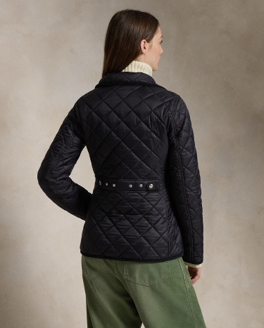 Quilted Barn Jacket in Black | Ralph Lauren® HK