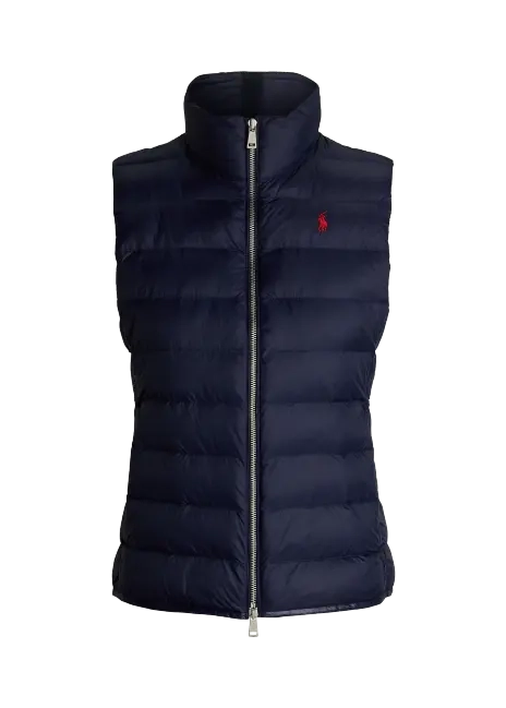 Ralph Lauren Water-Repellent Quilted Packable Vest