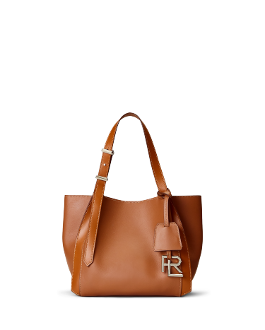 RL 888 Calfskin Mini Tote in Taupe | Ralph Lauren® HK