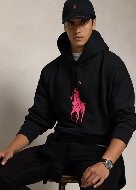 Ralph Lauren Pink Pony Relaxed Fit Hoodie