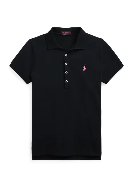 Ralph Lauren Pink Pony Slim Fit Stretch Polo Shirt