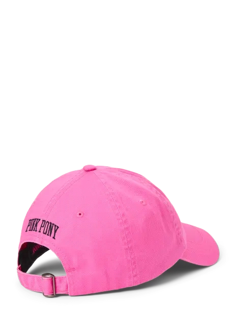 Ralph Lauren Pink Pony Twill Ball Cap