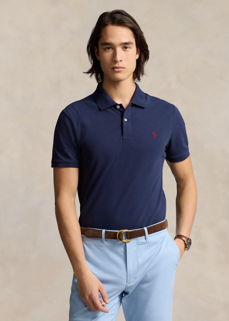 Ralph Lauren Tailored Fit Performance Mesh Polo Shirt