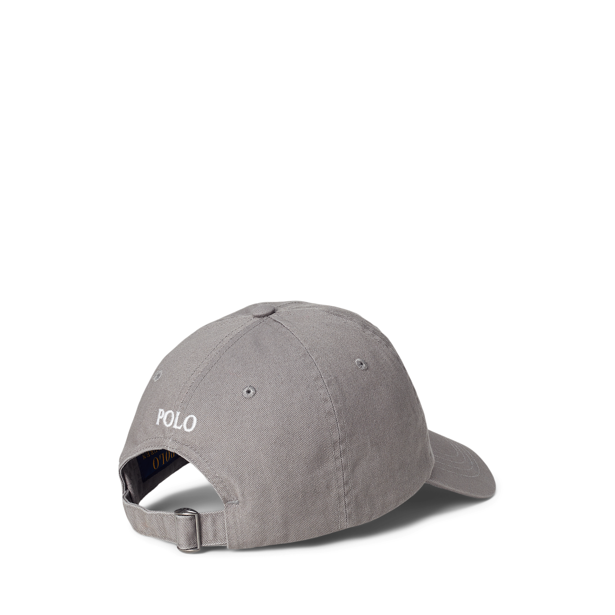 The Iconic Cotton Chino Ball Cap in Grey | Ralph Lauren® HK The Iconic Cotton Chino Ball Cap in Grey | Ralph Lauren® HK