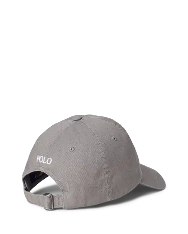 The Iconic Cotton Chino Ball Cap in Grey | Ralph Lauren® HK