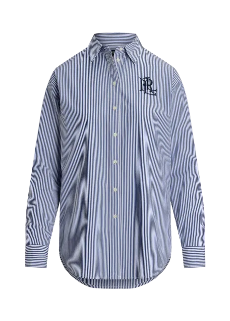 Ralph Lauren Relaxed Fit Striped Stretch Cotton Shirt